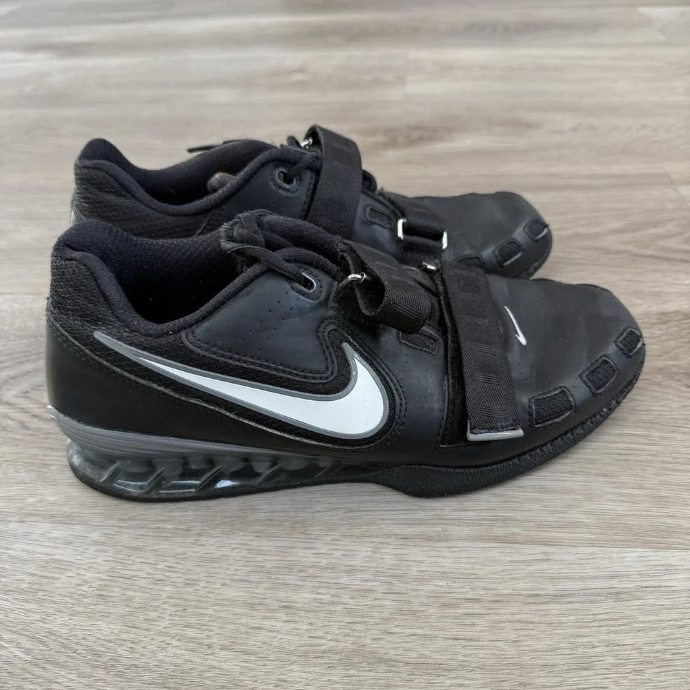 Nike Romaleos 2 Power Bridge Weightlifting Shoes Mens Size 8.5 Black 476927-001